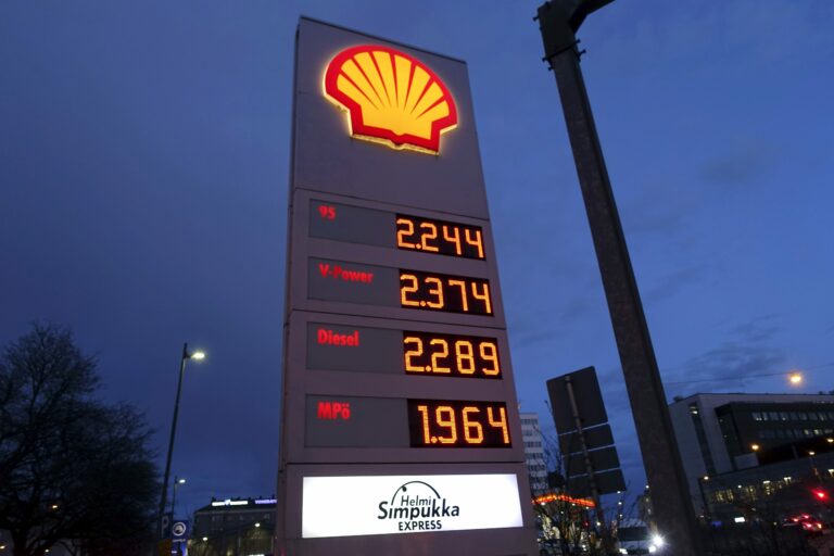 Korkeat polttoaineiden hinnat
