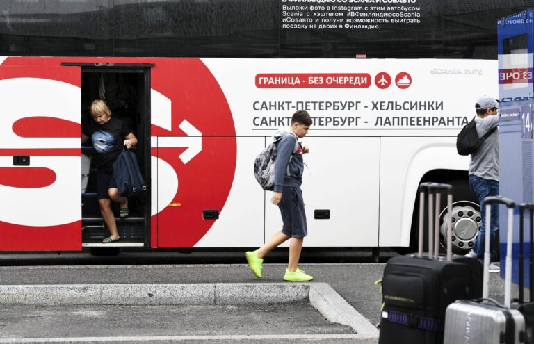 Bussiliikenne Venäjältä Suomeen