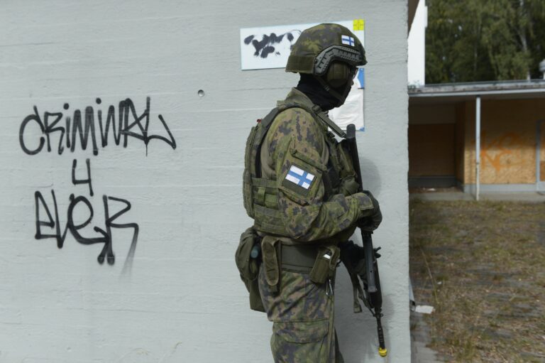 Kehä 22 -paikallispuolustusharjoituksen mediapäivä Espoossa 6