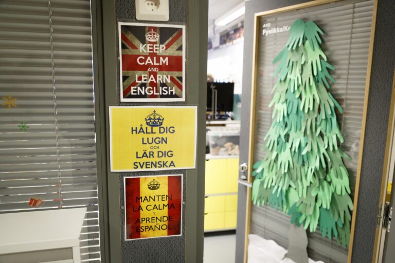 Opiskelua peruskoulussa