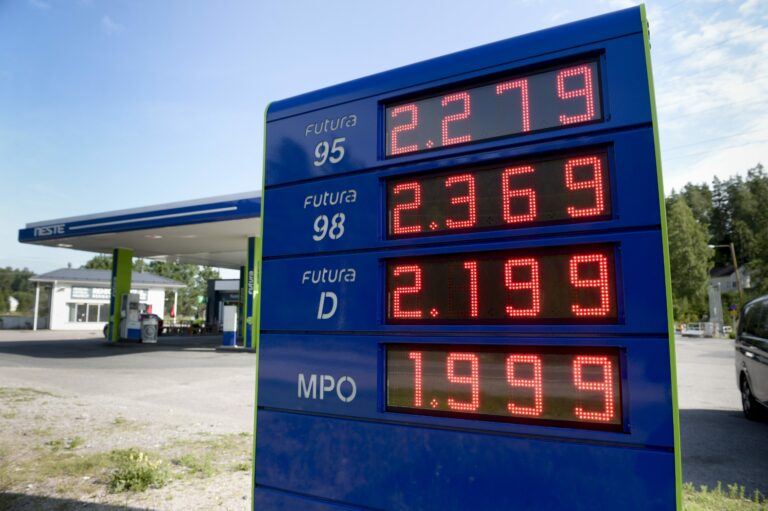 Polttonesteiden hintakehitys