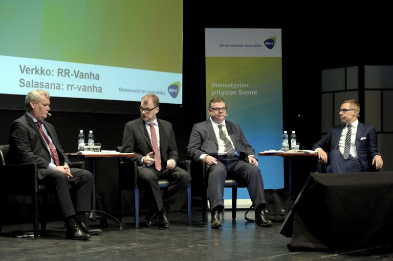 Elinkeinoelämän keskusliiton EK:n vaalipaneeli