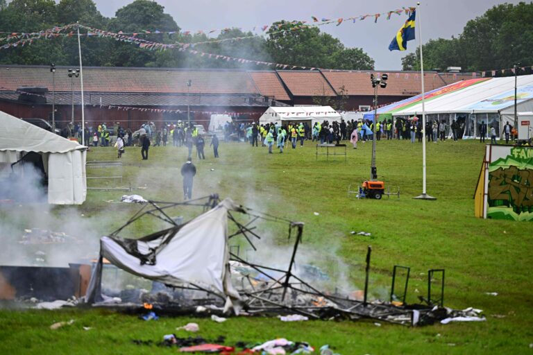 SWEDEN - ERITREA - DEMONSTRATION - POLICE