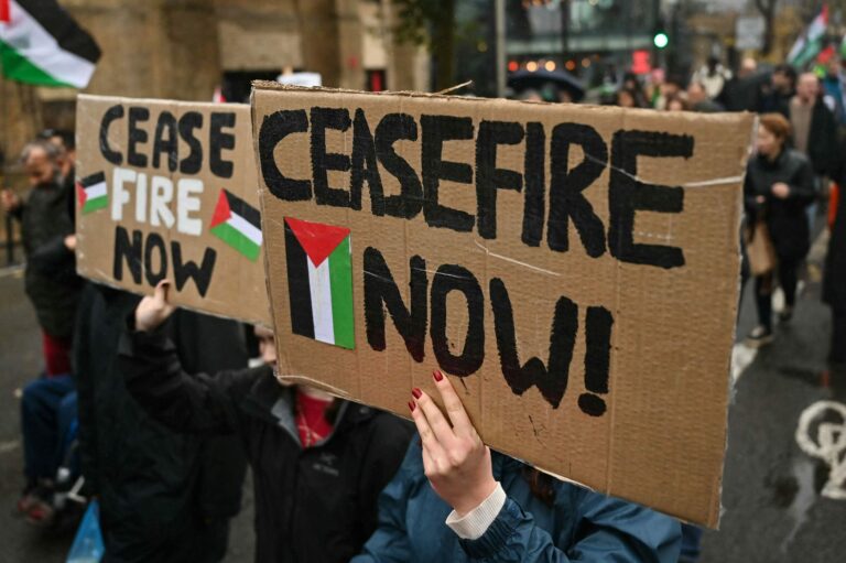 BRITAIN - ISRAEL - PALESTINIAN - CONFLICT - DEMONSTRATION