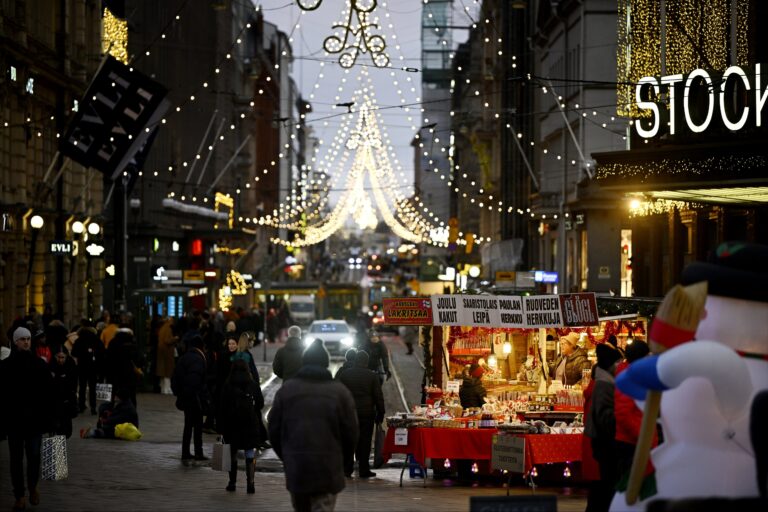 Jouluvaloja Helsingissä