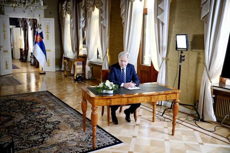 Tasavallan presidentin uudenvuodenpuheen nauhoitus