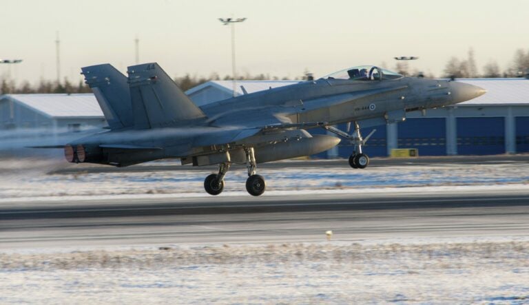 Naton Trident Juncture 18 -harjoituksen mediapäivä Lapin lennostossa