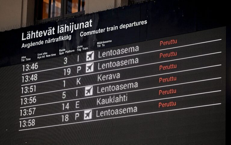 Veturinkuljettajat ja liikenteenohjaajat ovat porrastetusti lakossa tänään ja huomenna