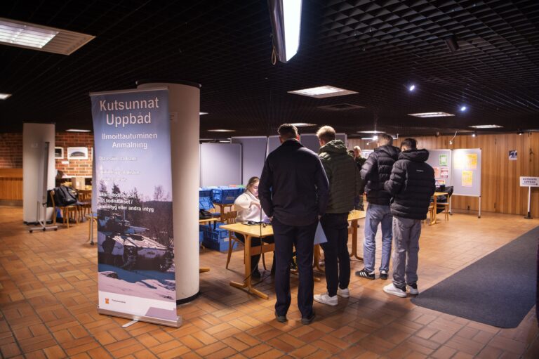 Puolustusvoimien kutsuntatilaisuus