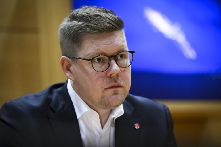 Vaalit - SDP:n puheenjohtaja Antti Lindtman
