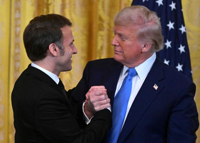 US - FRANCE - POLITICS - DIPLOMACY - TRUMP - MACRON