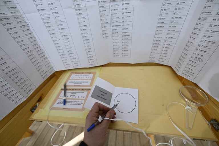 Ennakkoäänestys kunta- ja aluevaaleissa