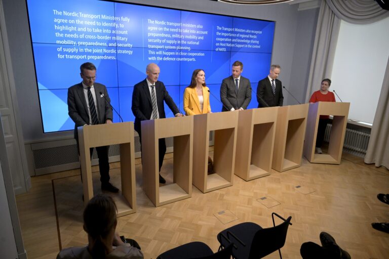 Pohjoismaisten liikenneministereiden epävirallinen kokous Helsingissä