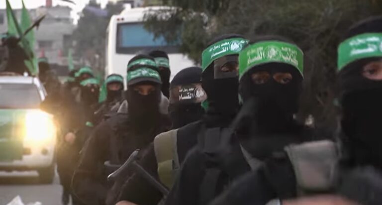 Hamasin taistelijoita