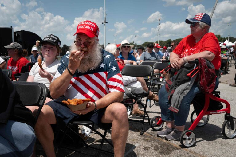 President Trump Delivers Remarks At The Iowa State Fairgrounds