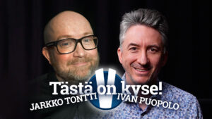 Ivan Puopolon vieraana kirjailija Jarkko Tontti.