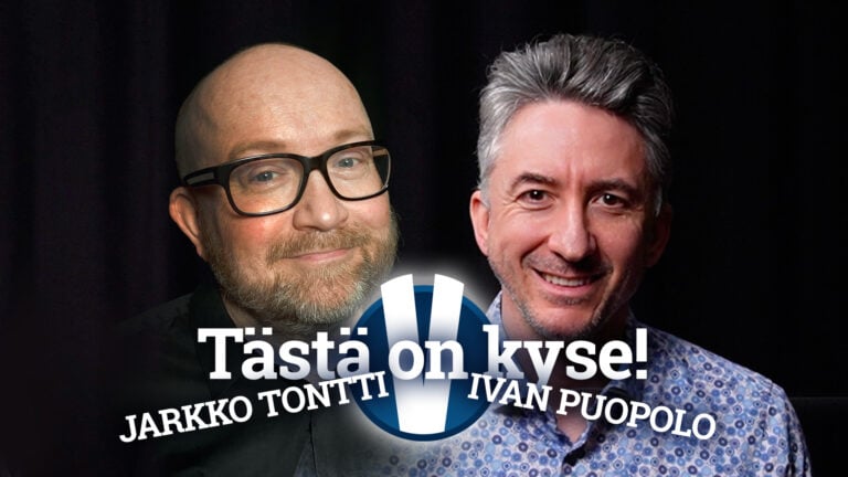 Ivan Puopolon vieraana kirjailija Jarkko Tontti.