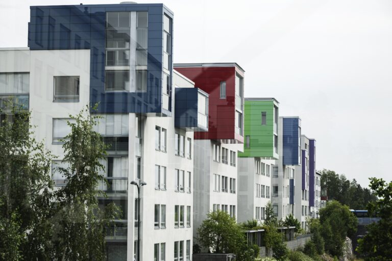 Leinelän asuinaluetta