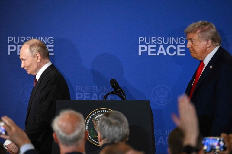 US - UKRAINE - RUSSIA - CONFLICT - SUMMIT - TRUMP - PRESSER