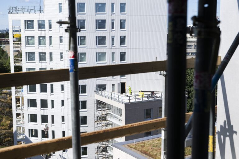 Tulistin-korttelin peruskiven muuraustilaisuus Pasilassa