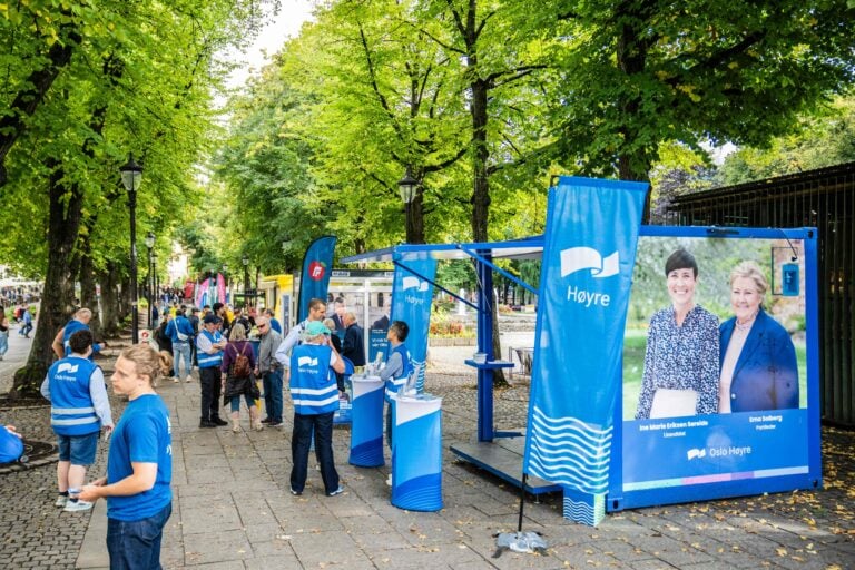 NORWAY - VOTE - CAMPAIGN