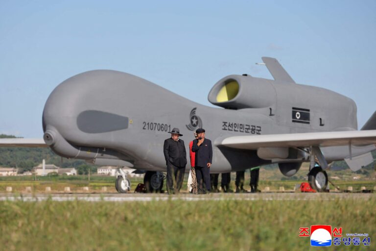 TOPSHOT - NKOREA - DEFENCE - MILITARY - ARMAMENT - DRONES