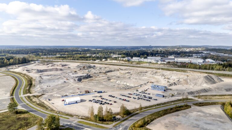 Fazerin suklaatehtaan peruskiven muuraustilaisuus