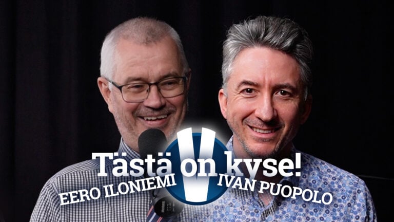 Ivan Puopolon vieraana Eero Iloniemi.