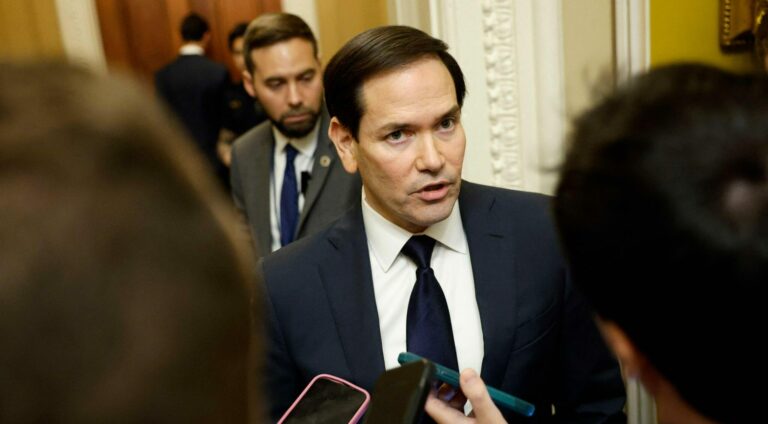 Secretary Of State Rubio Meets With Republican Senators On The Hill