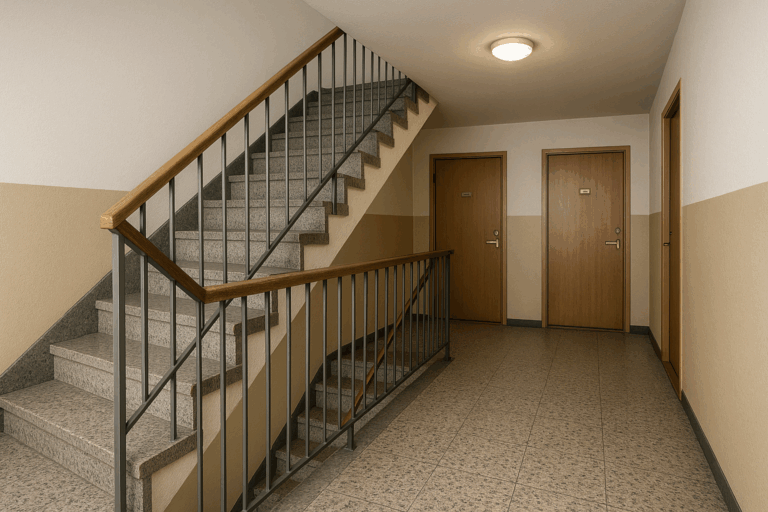 Taloyhtiön rappukäytävä