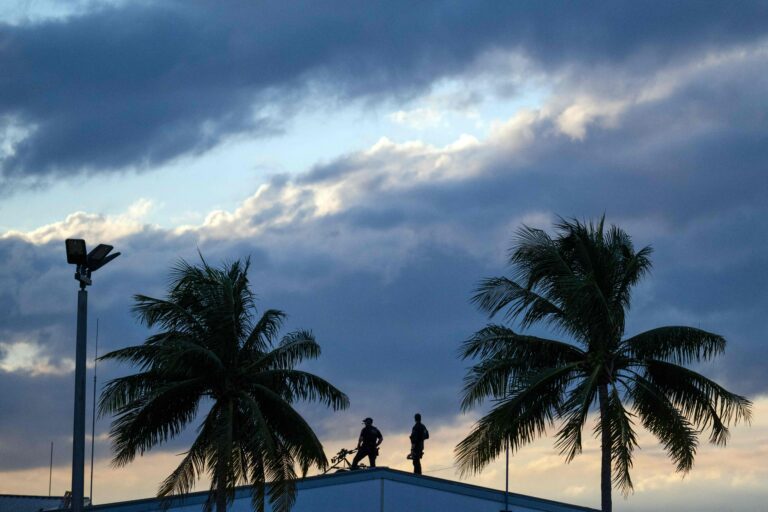 US President Donald Trump returns to the White House
