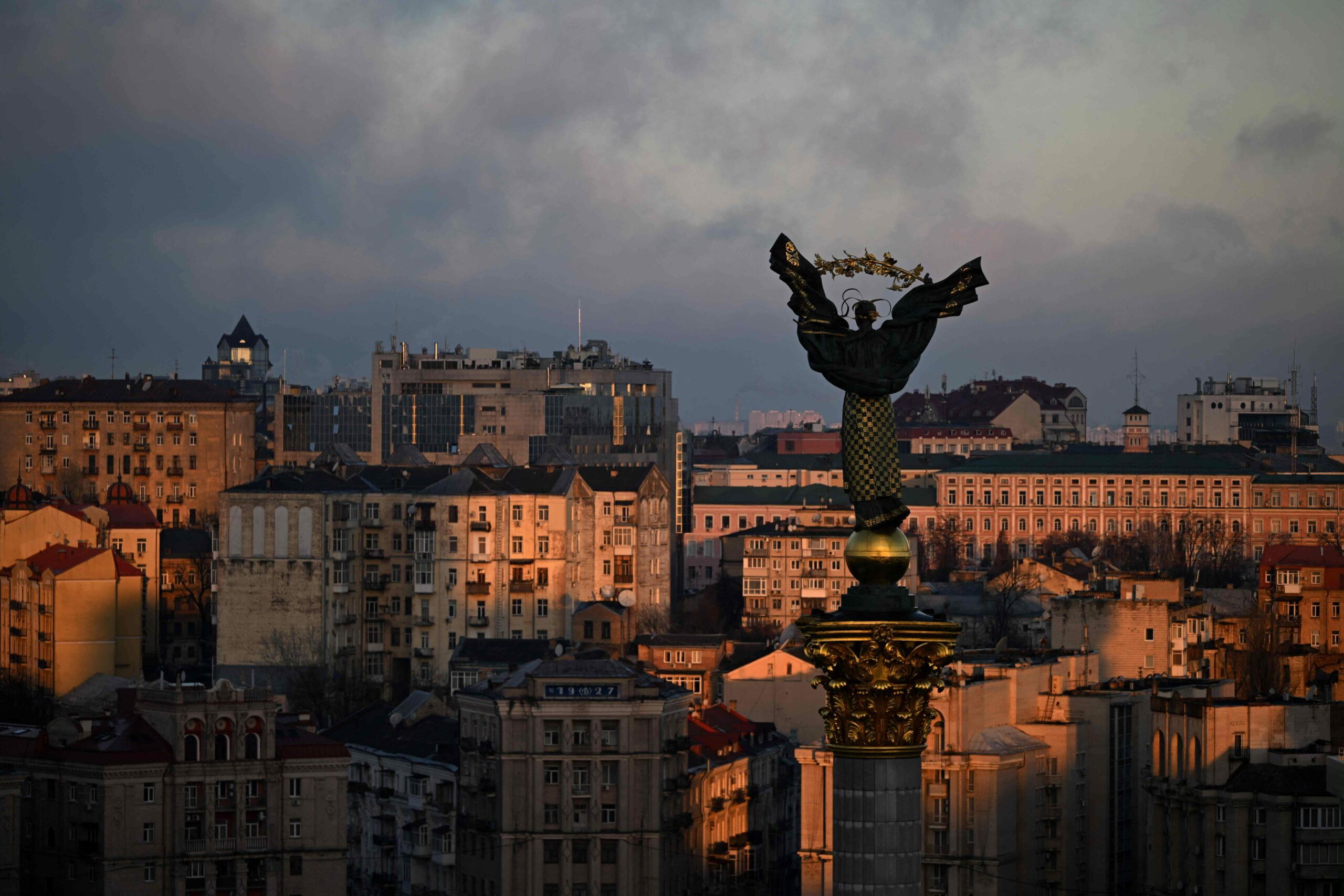 Ukrainan pääkaupunki Kiovaa. AFP / LEHTIKUVA / SERGEI GAPON