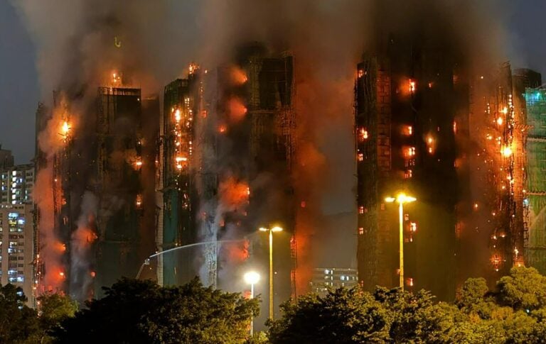 HONG KONG - CHINA - FIRE