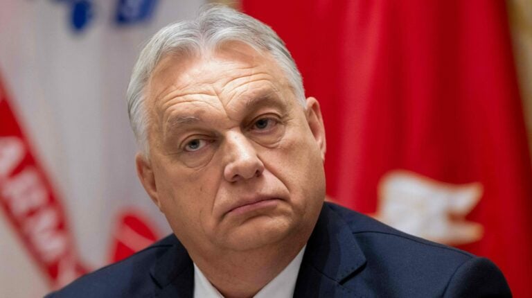 Hungarian PM Orban meets US president Trump