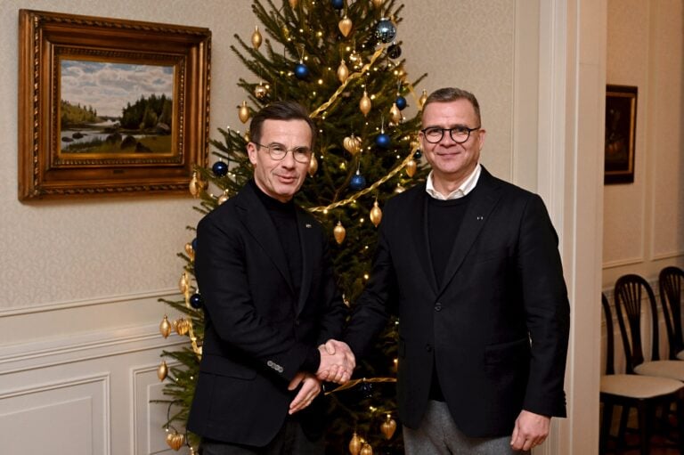 The meeting of the Finnish Prime Minister Orpo and Swedish Prime Minister Kristersson