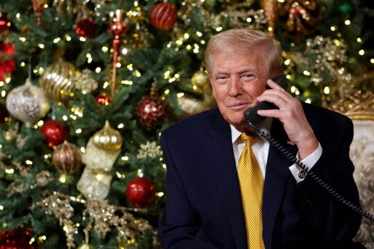 President Trump Joins NORAD Santa Calls