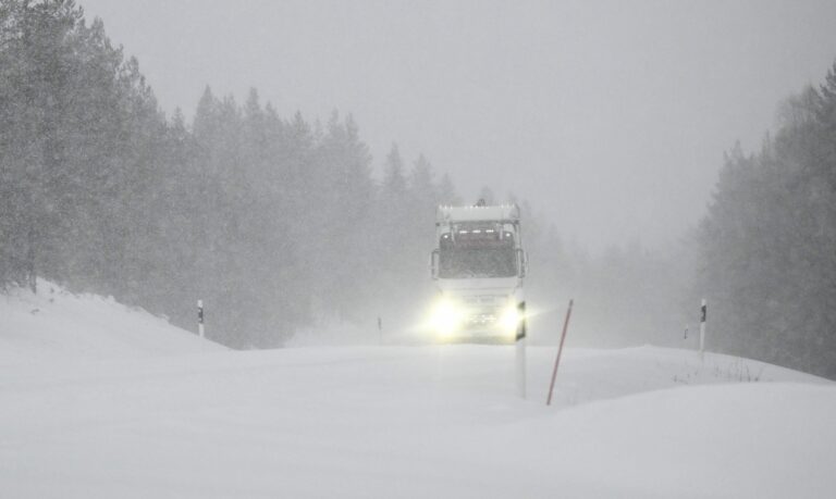 Luminen ajokeli Kainuussa