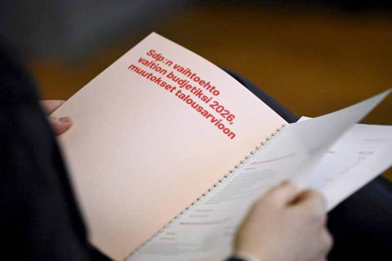 SDP julkistaa vaihtoehtobudjettinsa