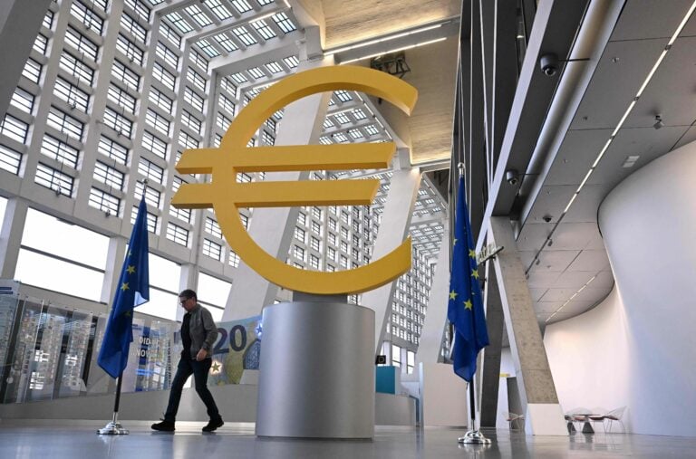 TOPSHOT-GERMANY-FINANCE-ECB-EUROZONE