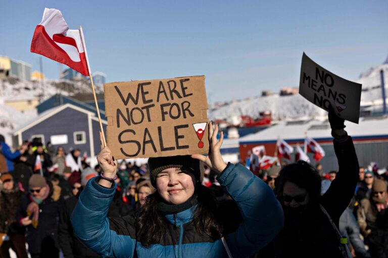 GREENLAND - US - POLITICS - DEMONSTRATION