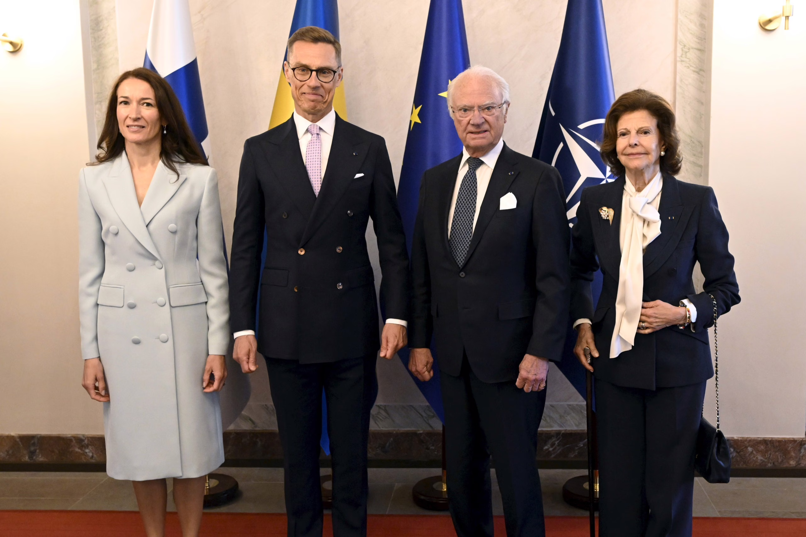 Alexander Stubb osallistuu kuningas Kaarle XVI Kustaan 80-vuotisjuhliin