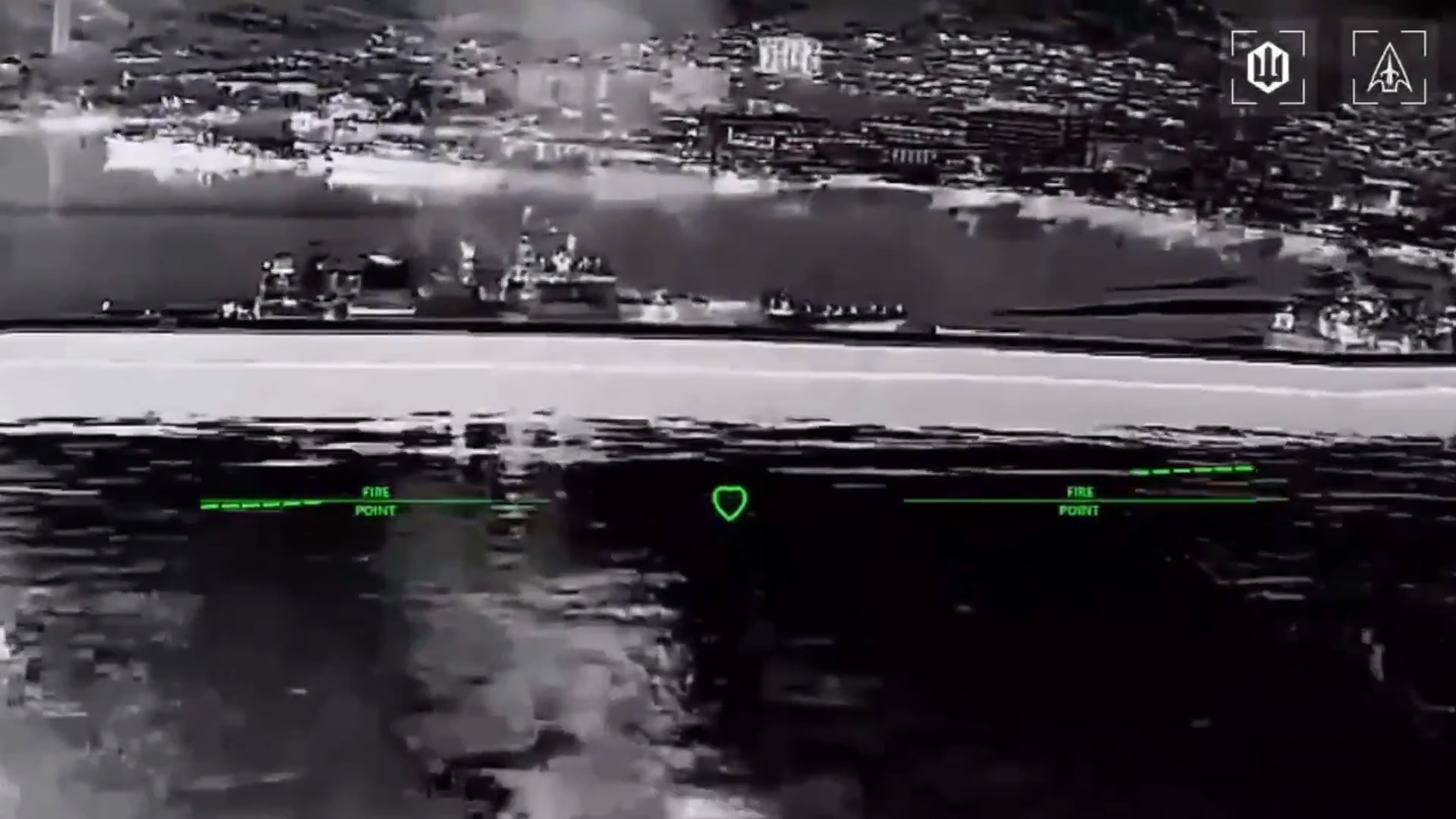 Video näyttää iskun hyökkääjän fregattiin