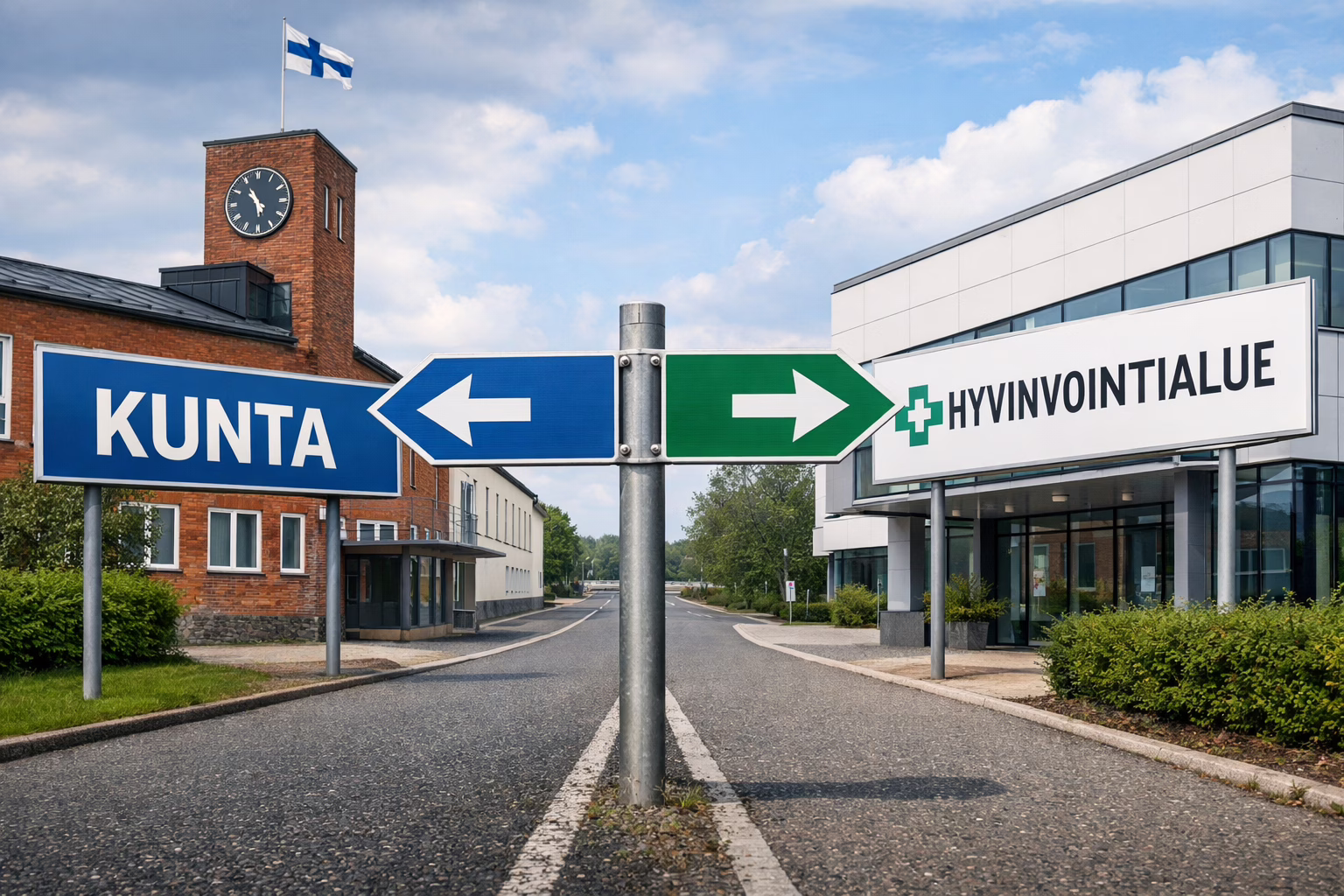 Alle kolmannes kuntajohtajista tyytyväisiä yhteistyöhön hyvinvointialueiden kanssa