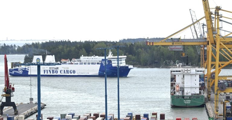 Vuosaaren satama Helsingissä.