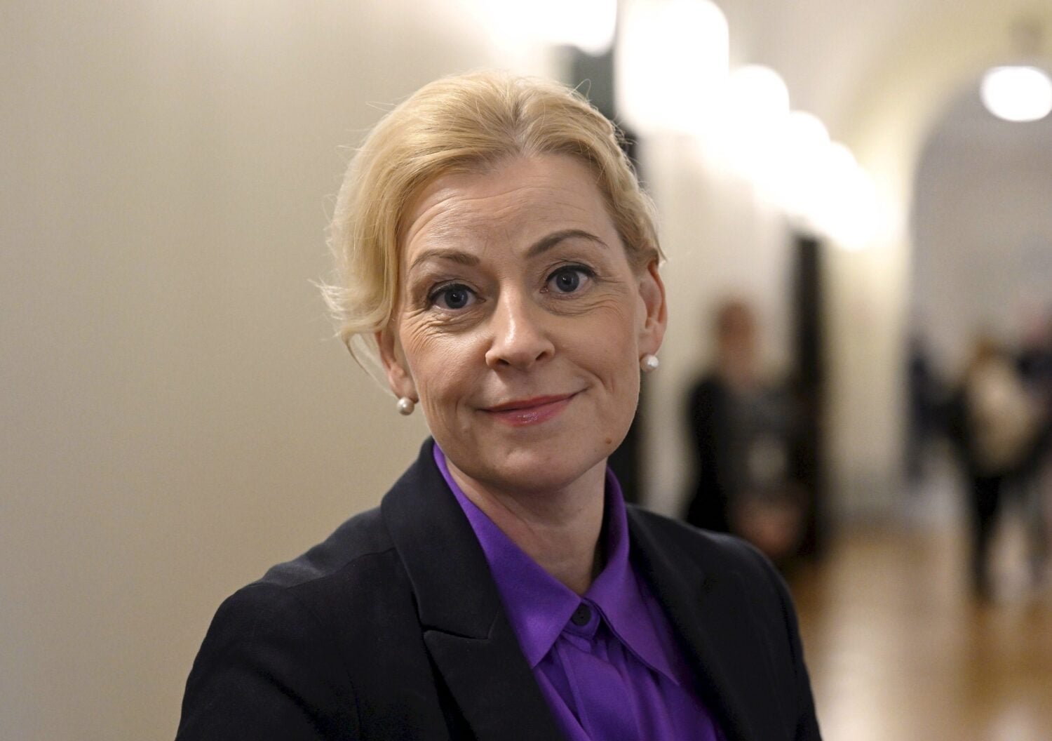 Kansanedustaja Mari Kaunistola on valittu Porin yliopistokeskuksen uudeksi johtajaksi. LEHTIKUVA / MARKKU ULANDER
