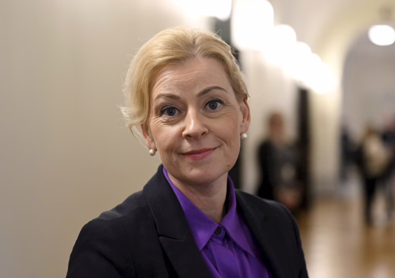 Kansanedustaja Mari Kaunistola on valittu Porin yliopistokeskuksen uudeksi johtajaksi. LEHTIKUVA / MARKKU ULANDER