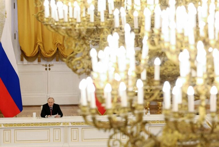 Vladimir Putin Moskovassa. / AFP / LEHTIKUVA / ALEXANDER KAZAKOV