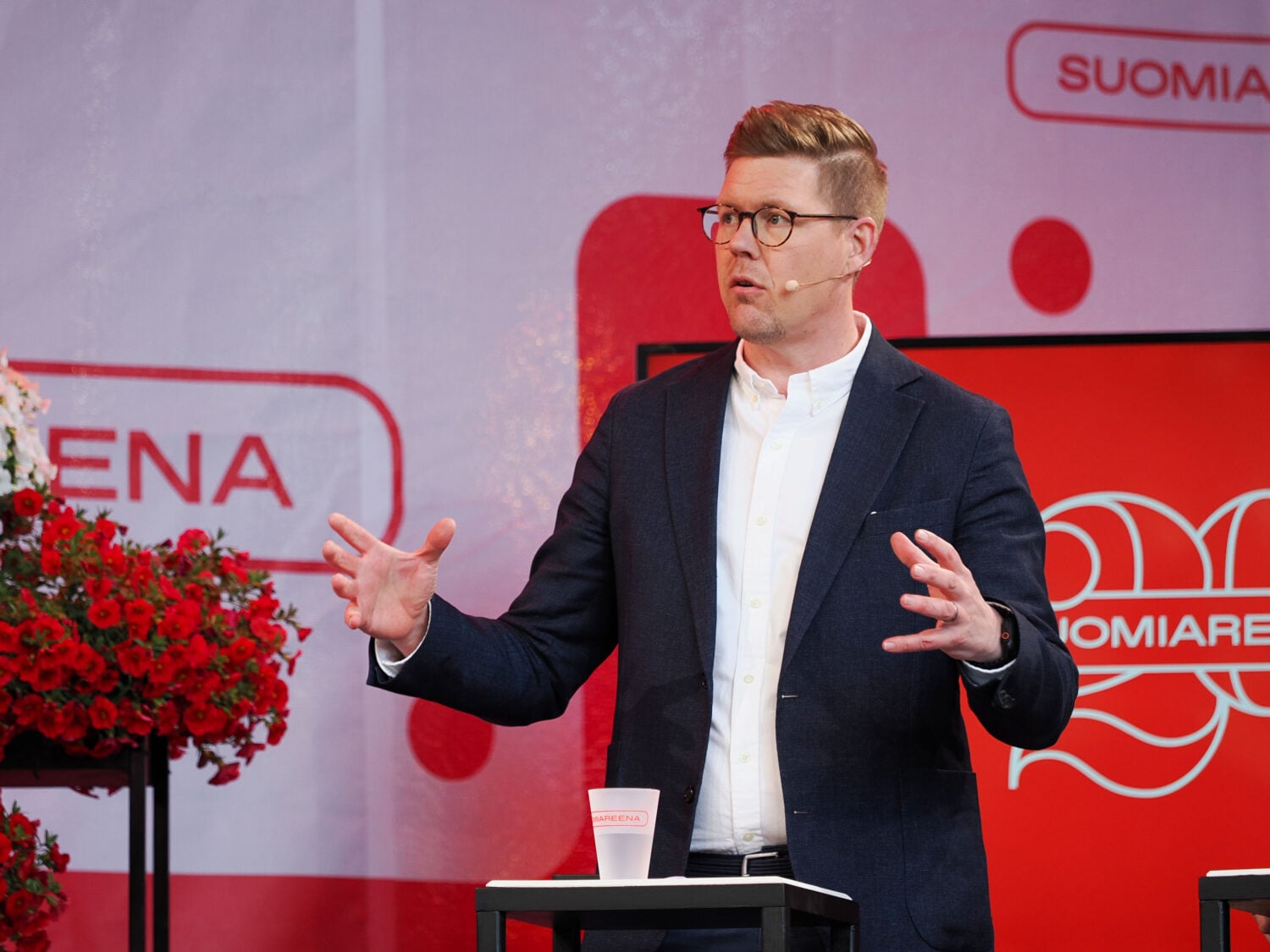 SDP:n puheenjohtaja Antti Lindtman. STR / LEHTIKUVA / PETRI HAKOSALO