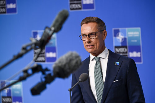 Tasavallan presidentti Alexander Stubb. LEHTIKUVA / EMMI KORHONEN