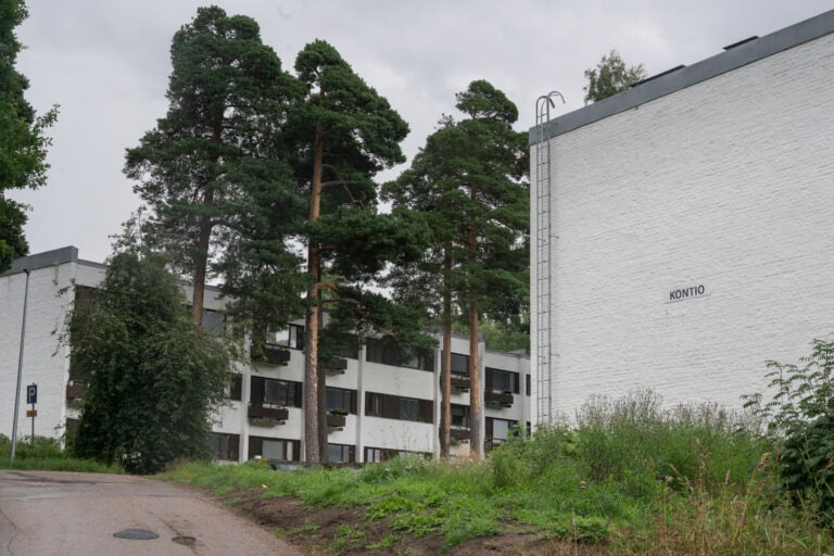 Arkkitehti Alvar Aallon suunnittelema Sunilan asuinalue Kotkassa. LEHTIKUVA / SAARA PELTOLA